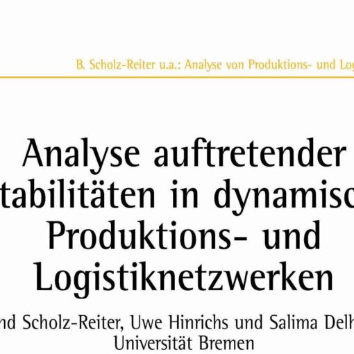 Instabilities in Dynamic Production and Logistic Networks